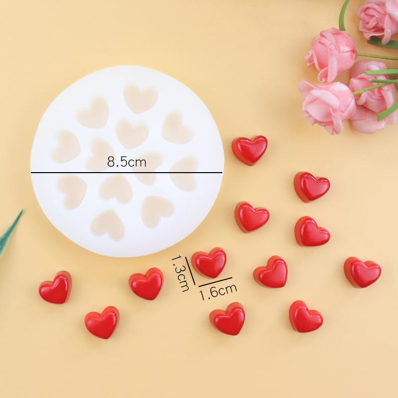 

Форма для шоколада в форме сердца, торт, украшенный силиконовой формой для помадки в форме сердца