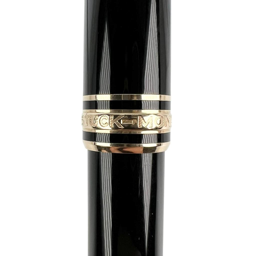 Montblanc Ballpoint Pen Meisterstück Classic Twist Black Gold Mens Used