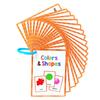 Montessori Flashcards Early Educational Double Side Vocabulary Cards Toddler Teaching Aids English Vocabulary