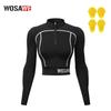 1 Top Armatura Moto Donna Vestibilità Stretta Protezione Moto da Strada Touring Sportivo