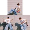 Cartoon Anime Oversized Cotton T Shirt With Print For Casual Wear