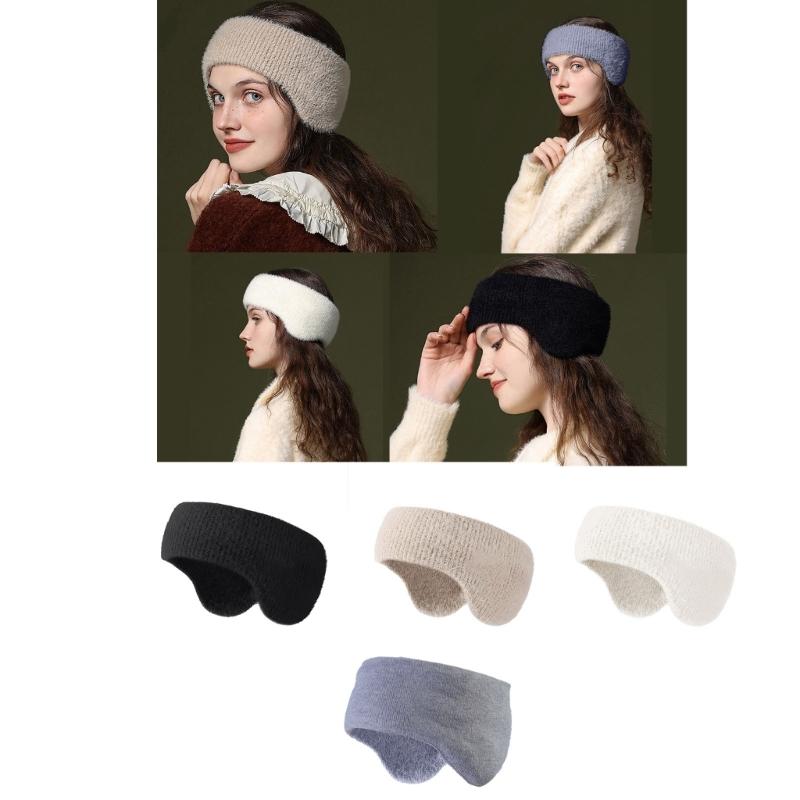 Weiches und warmes Stirnband Plüsch-Ohrenwärmer für Winter-Outdoor-Aktivitäten Halten Sie warm bei kaltem Wetter für Halloween