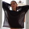 Women's Hollow-Out Minimalist Sheer Casual Vacation Style Knit Cover Up Cover Up for Summer