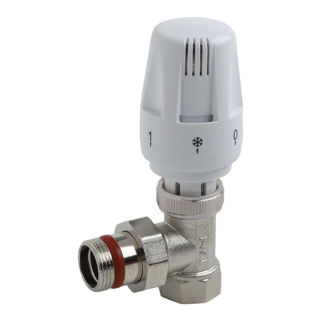Automatic Thermostatic Radiator Control Valve G1/2\" G3/4\" Special Angle Valve For Floor Heating Copper Radiator Thermostat