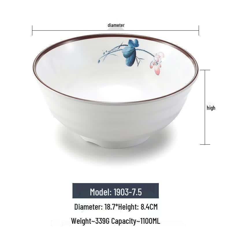 BoZhen JiangChu Melamine Noodle Bowl