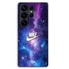 Phone Case - MANIACASE - Samsung Galaxy S26 Ultra - Silicone TPU - White Nike Logo - Colorful Space