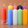 Candele Inodore Multicolore Extra Spesse per Festival ed Emergenze: Illuminazione di Backup 24 Ore in Rosso, Bianco, Viola, Nero.