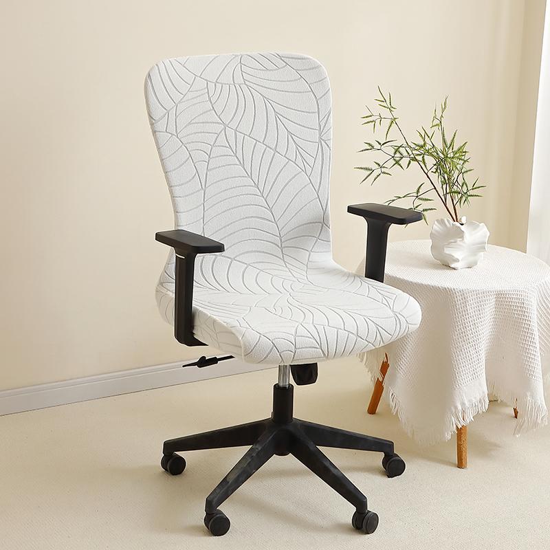 1Pc Jacquard Office Armchair Cover Anti-Dirty Stretch Computer Chair Covers Home Lift Rotating Chair Case Funda Silla Escritorio
