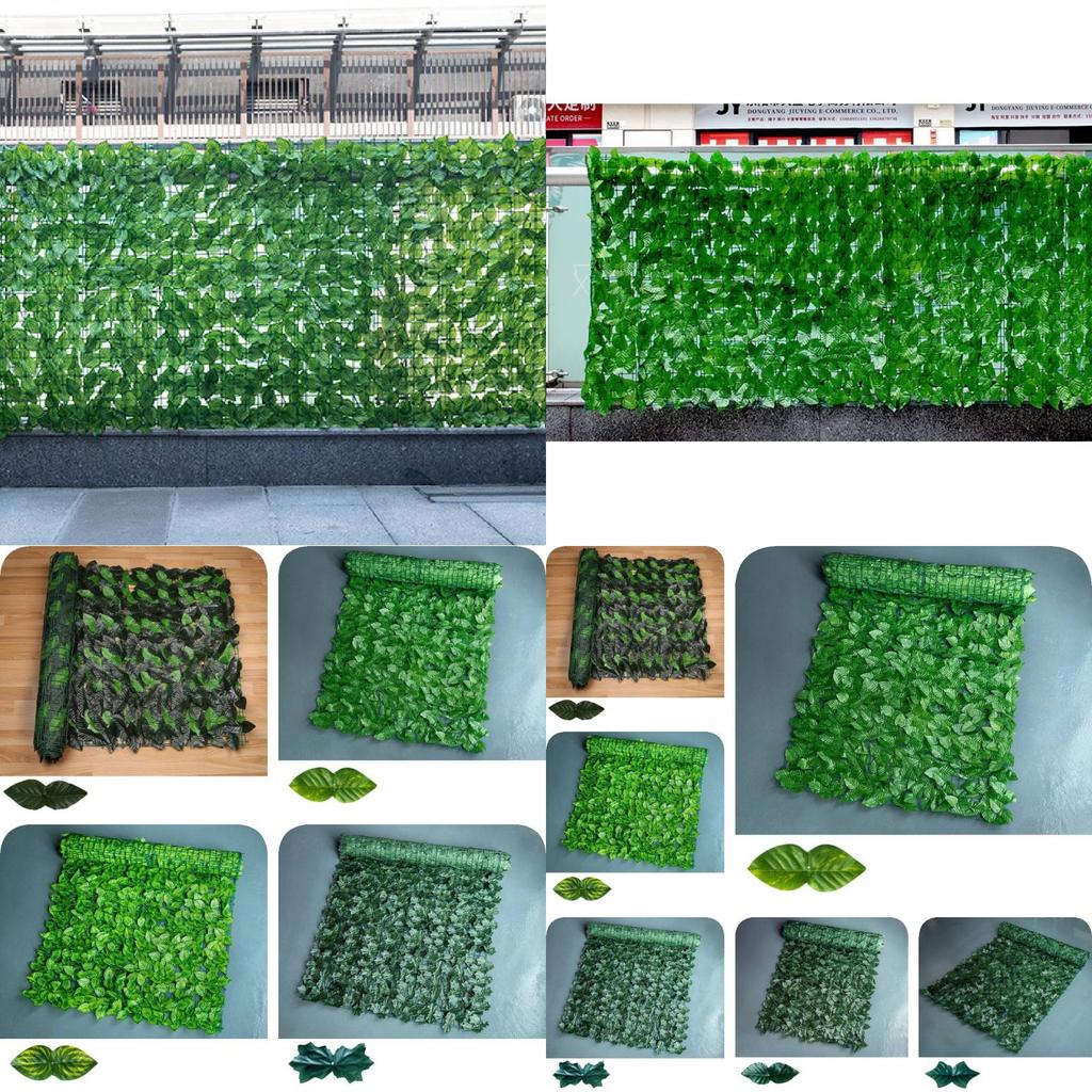 Üppig grünes künstliches Blattzaunpanel für Außendekoration und Sichtschutz