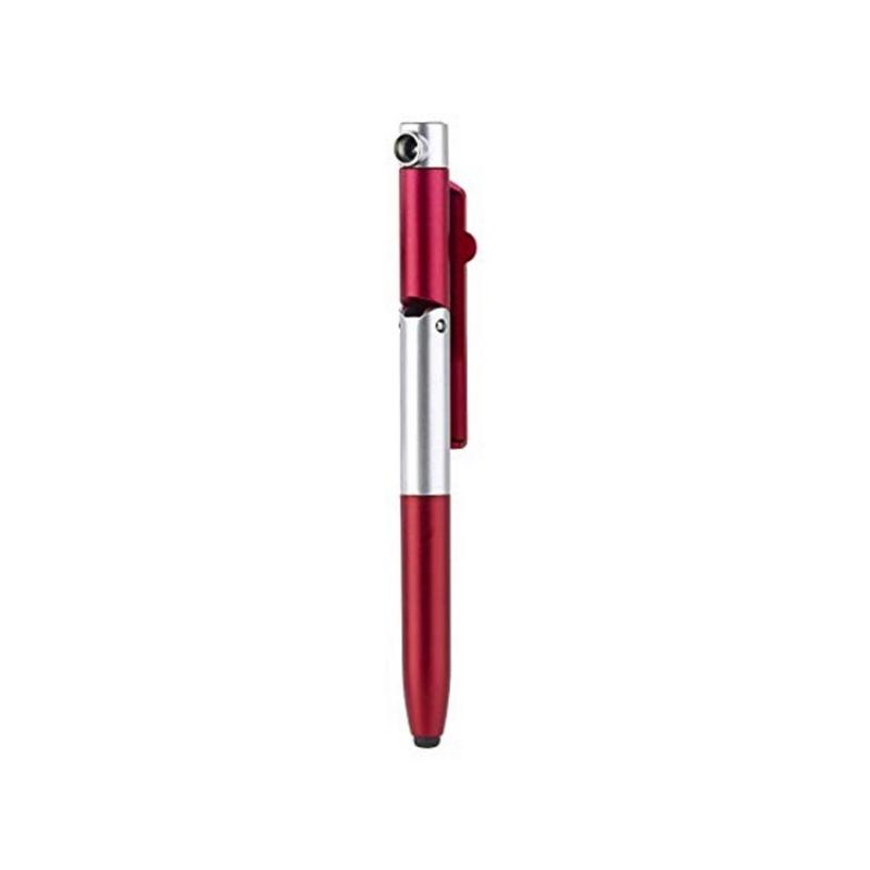 1Pc 4-i-1 sammenleggbar kulepenn Universal Mini Capacitive Pen Screen Stylus Pen