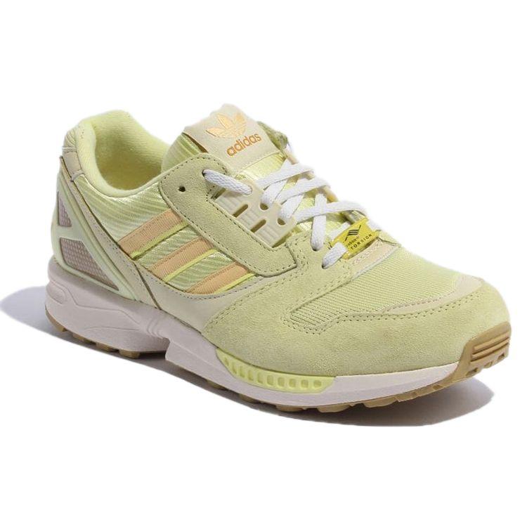 Adidas ZX 8000 Gulskjær Unisex Sneakers Oransjeskjær Puls-gul H02119