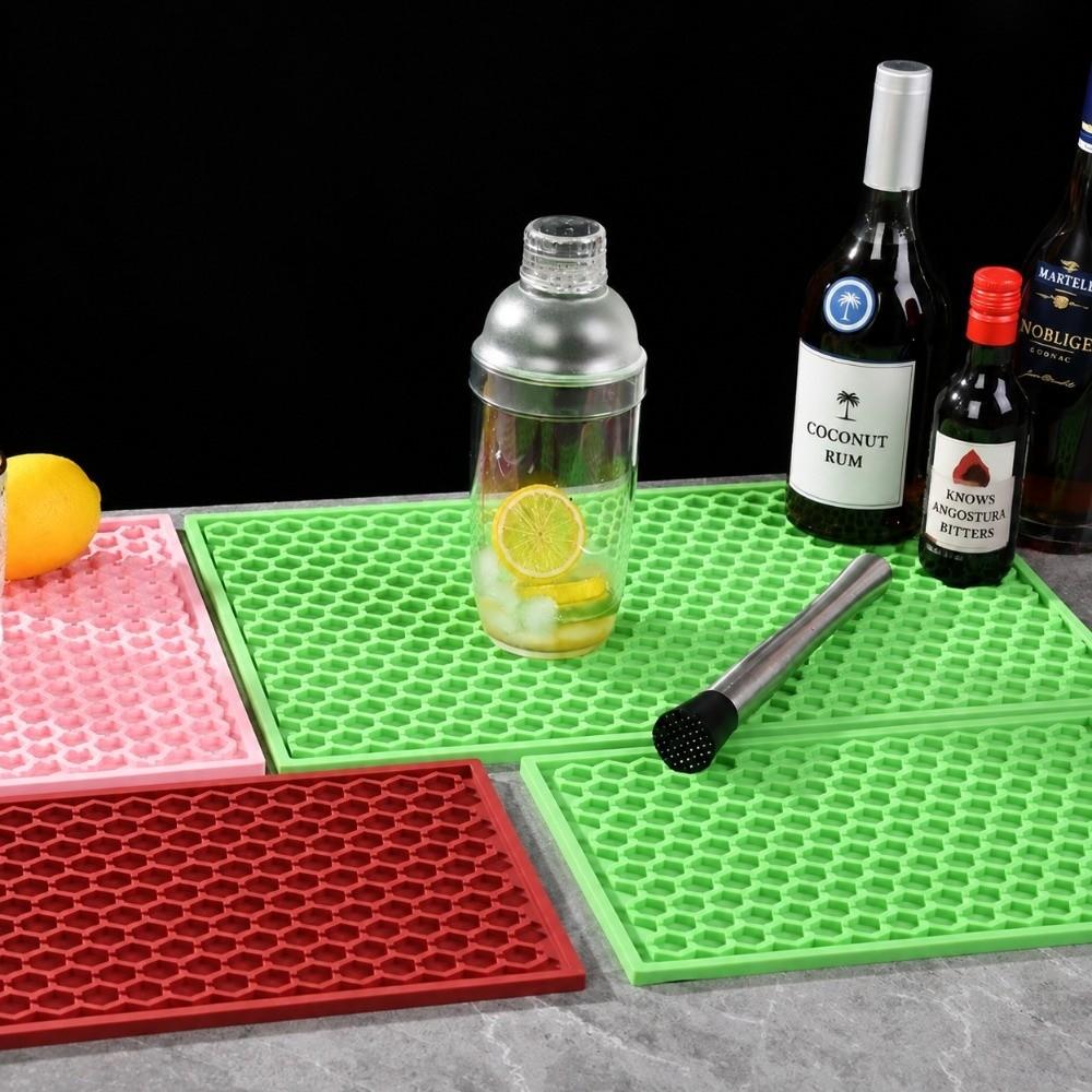 Water-proof Heat Insulation Pad PVC Anti-Slip Pad High Quality Barware Mat Bar Dining Table