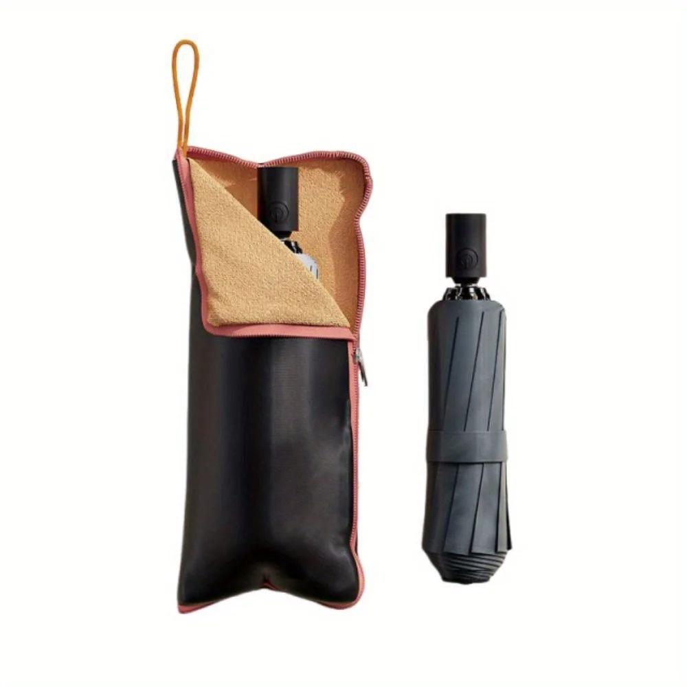 1pc 12cmX28cm Foldable Umbrella Pouch Waterproof Umbrella Storage Bag Waterproof Absorbent Umbrella Storage for Travel for Wet