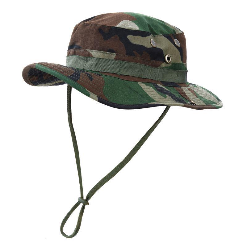 Men's Tactical Sun Protection Hat: Large Brim Outdoor Mountaineering, Fisherman & Cowboy Style, Foldable Bennie Hat.