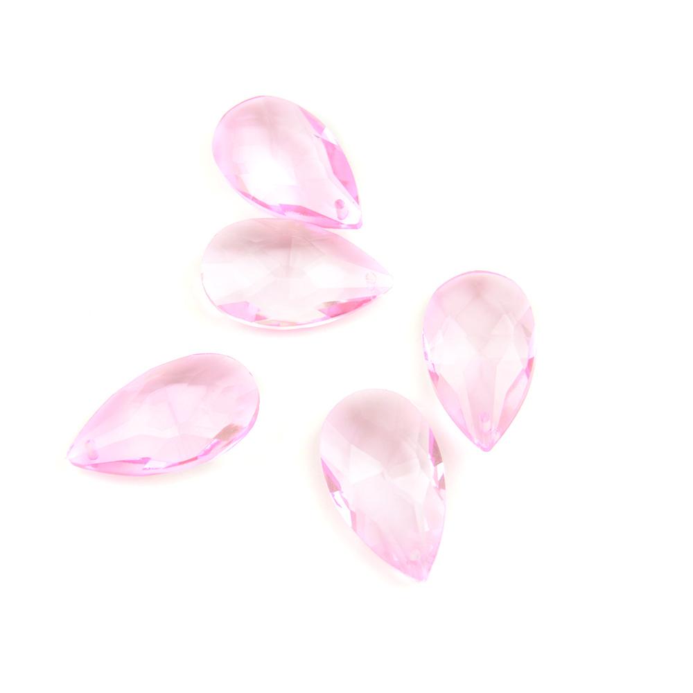 50Mm Tear Drop Crystal Lighting Pendants Glass Ceiling Chandeleir Parts Beads Garland Strand Accessories Wedding Party Decor