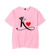 Fashion Letter Print Couple T Shirt For Lovers New Korean Shirt Chic King Queen Heart Graphic T Shirts For Couples