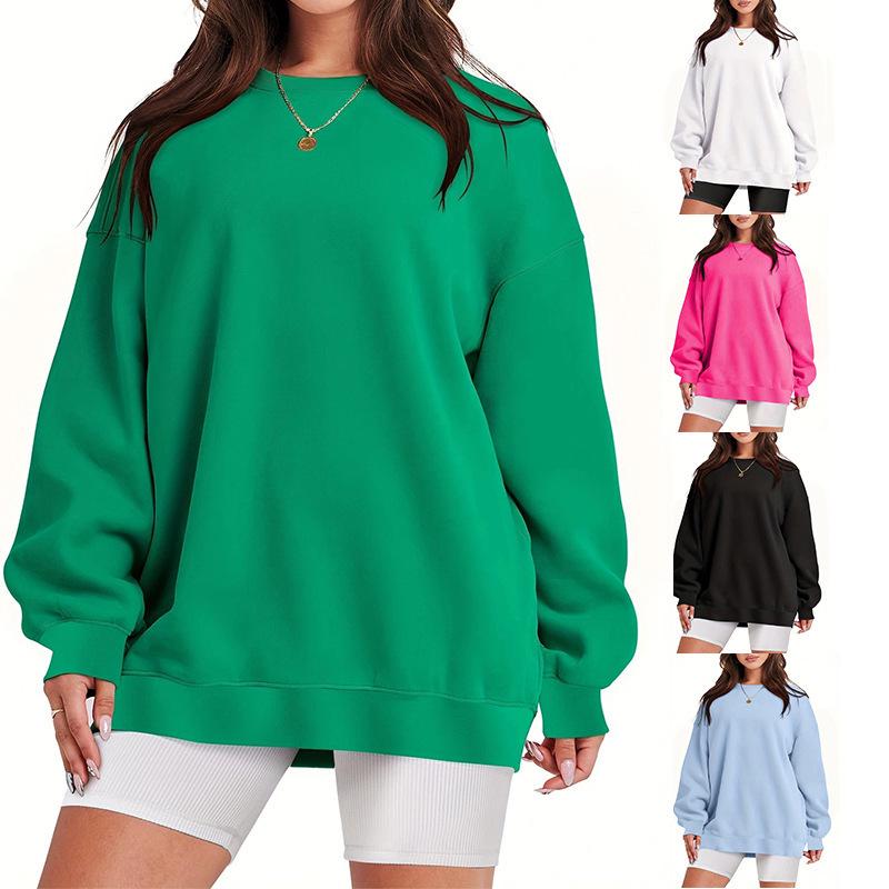 2023 Women's Oversized Loose Hoodie Sweatshirt - Long Sleeve, Round Neck, Casual Versatile Wear