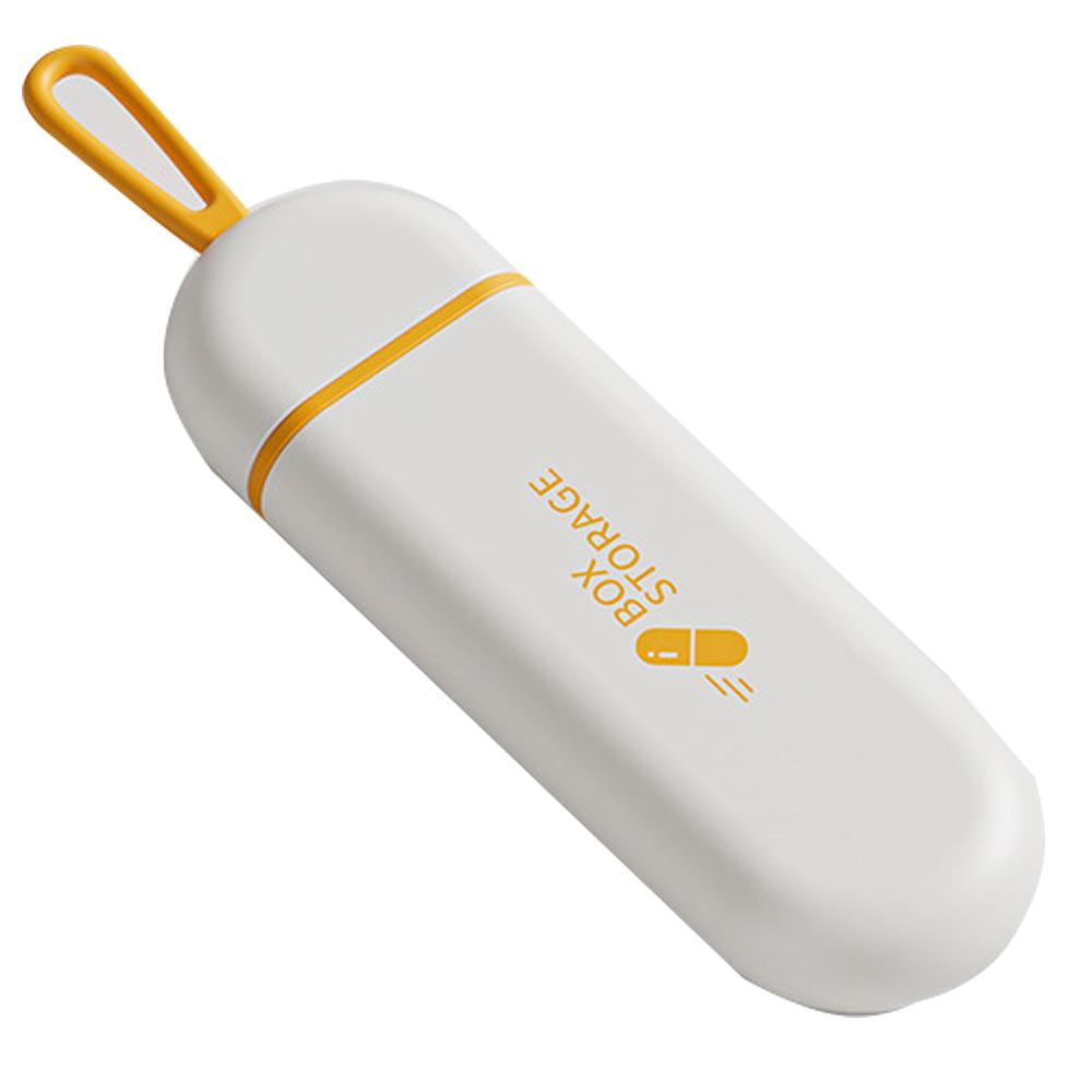 Portable Pill Box Travel Size Medicine Organizer with Compartments for Elderly, Personal Medication Storage