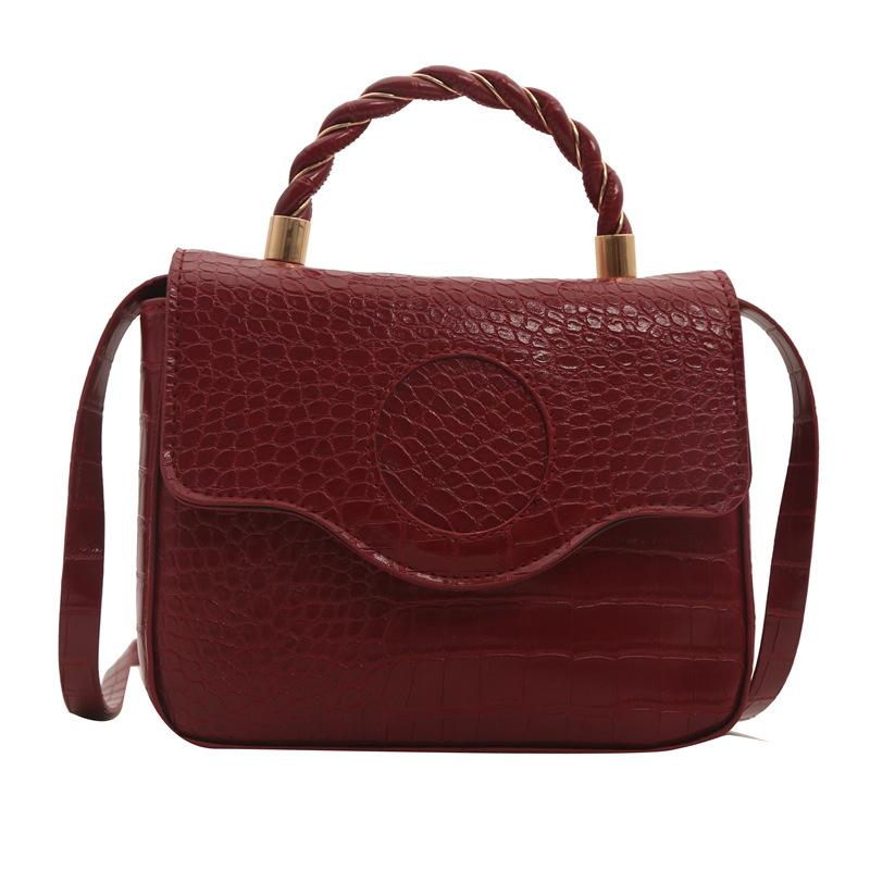 Stone Pattern Women'S Bag Fashion Handbag Foreign Style Versatile Shoulder Bag Messenger Bag