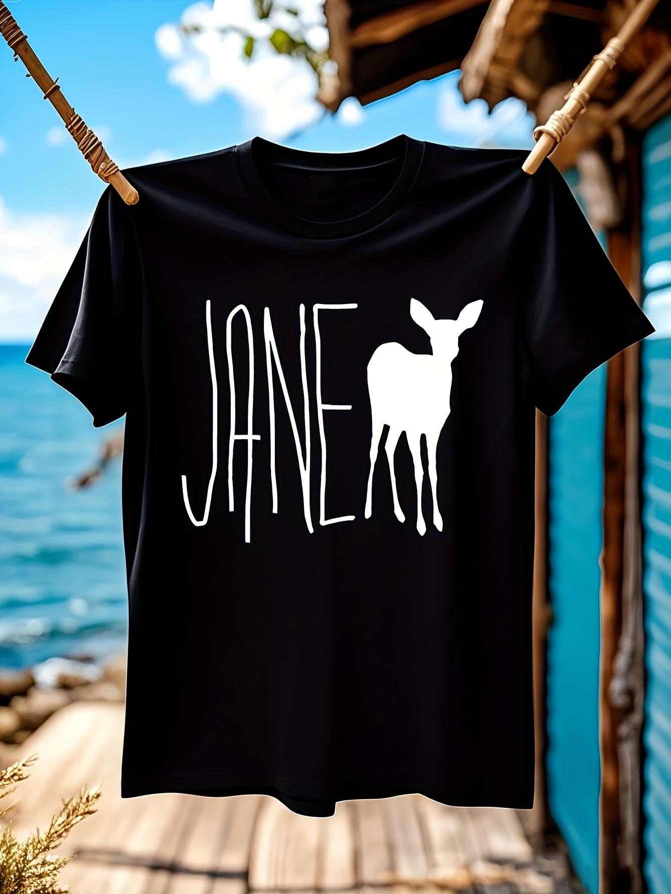Life is Strange Jane Doe Deer Graphic Tshirt Graphic Cott... L