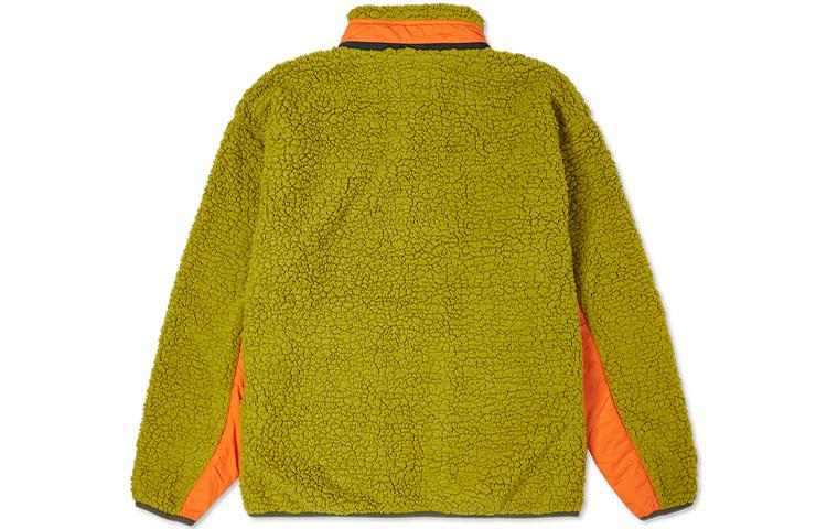 Converse Velvet Jackets Men's Moss Green Stand Collar Moderate 10021937-A03