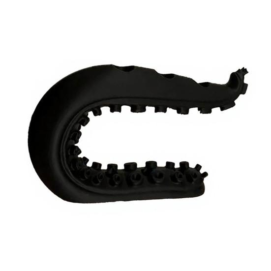 

Держатель для зубных щеток 3D-печать Материал PLA Многослотовый Органайзер для хранения в ванной Нескользящая основа Органайзер для ванной чёрный