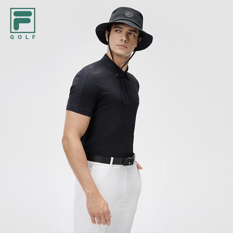 FILA Men s Knitted Short Sleeve Golf Polo Shirt M
