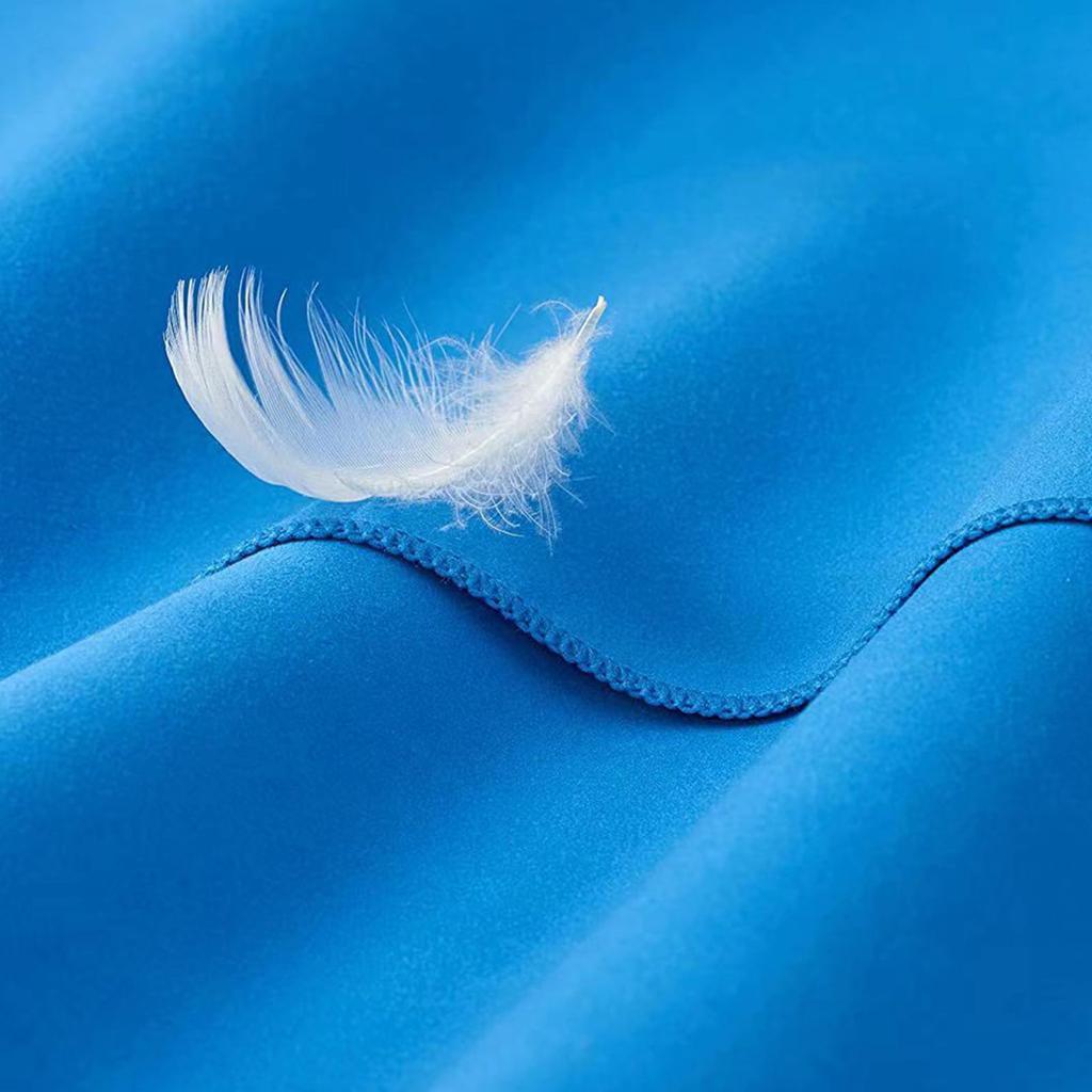 Double Sided Bath Towel High Absorbency Microfiber 40x60cm Fast Dry Washcloths for Travel Gym