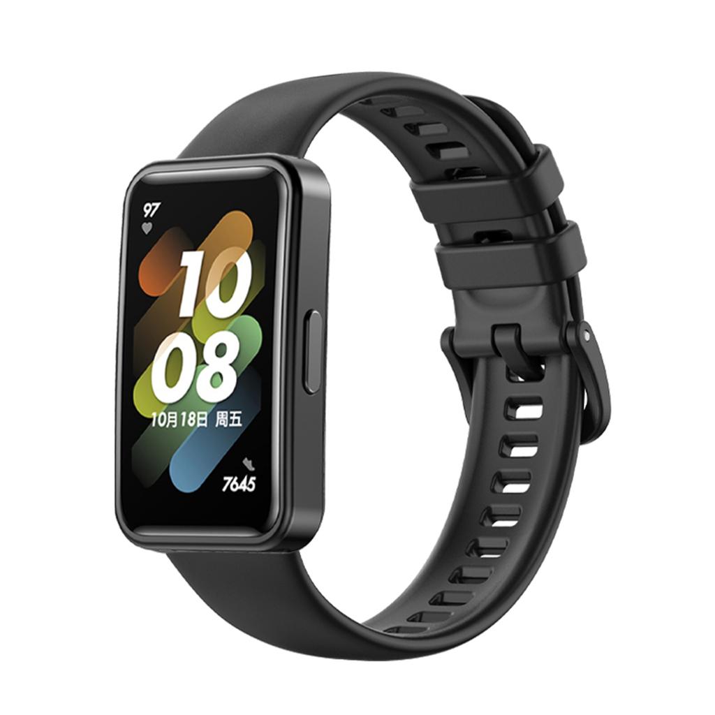 Silicone Strap Waterproof Bracelet Durable Compatible for Band 8 Smartwatch Fashionable Band Belt Anti-scratch Wristband