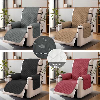 Quilted Recliner Sofa Cover Dogs Pets Kid Anti-Slip Chair Covers Anti-wear Lazy Boy Armchair Slipcovers Furniture Protector