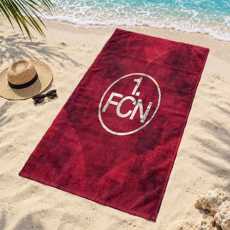 1.FC Nurnberg Beach Towel Quick Dry Sand Free Lightweight Beach Towels for Travel Swimming Camping