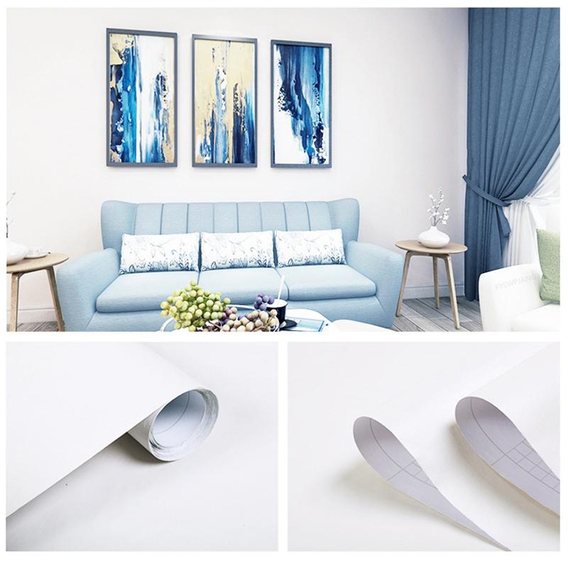 Wallpaper Self-Adhesive Furniture Renovation Stickers Solid Color Background Wall Stickers For Wall Decoration PVC Waterproof