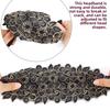 Ins Wide Side Lace Mesh Hair Band Flowers Elastic Women Lace Hairbands Non Slip Hollow Pattern Hair Hoop Hair Accessories