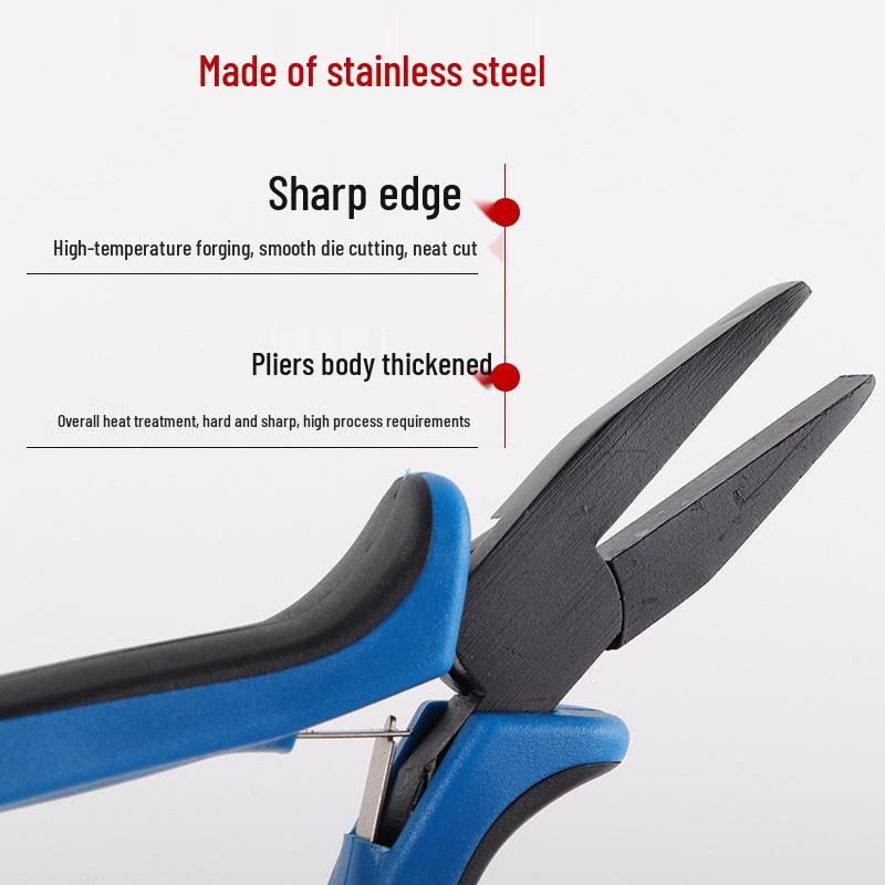 Flat-Jawed Fishing Hook and Line Tying Pliers - Crimping Tools and Fishing Tackle Accessories