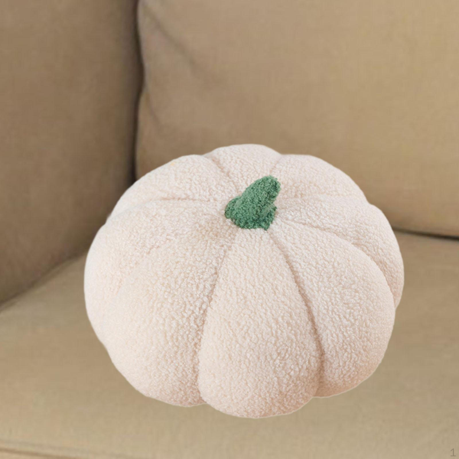 Уютная подушка-тыква для осеннего декора белый 949₽