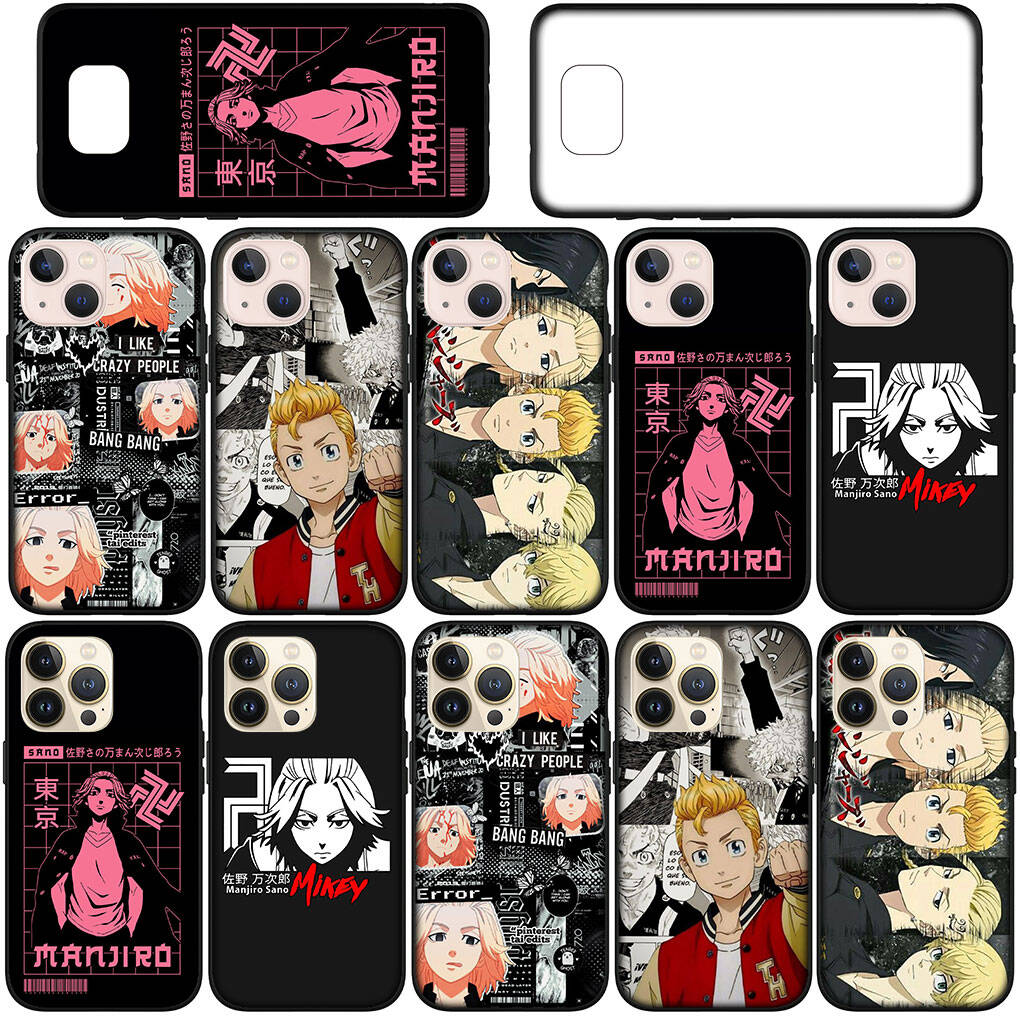 Cover for iPhone 17 16 15 Xiaomi Poco Redmi Note 14 13 12 11 Pro Max Samsung Galaxy S25 S24 S23 OPPO Huawei Tokyo Revengers Mikey Takemichi Phone Case
