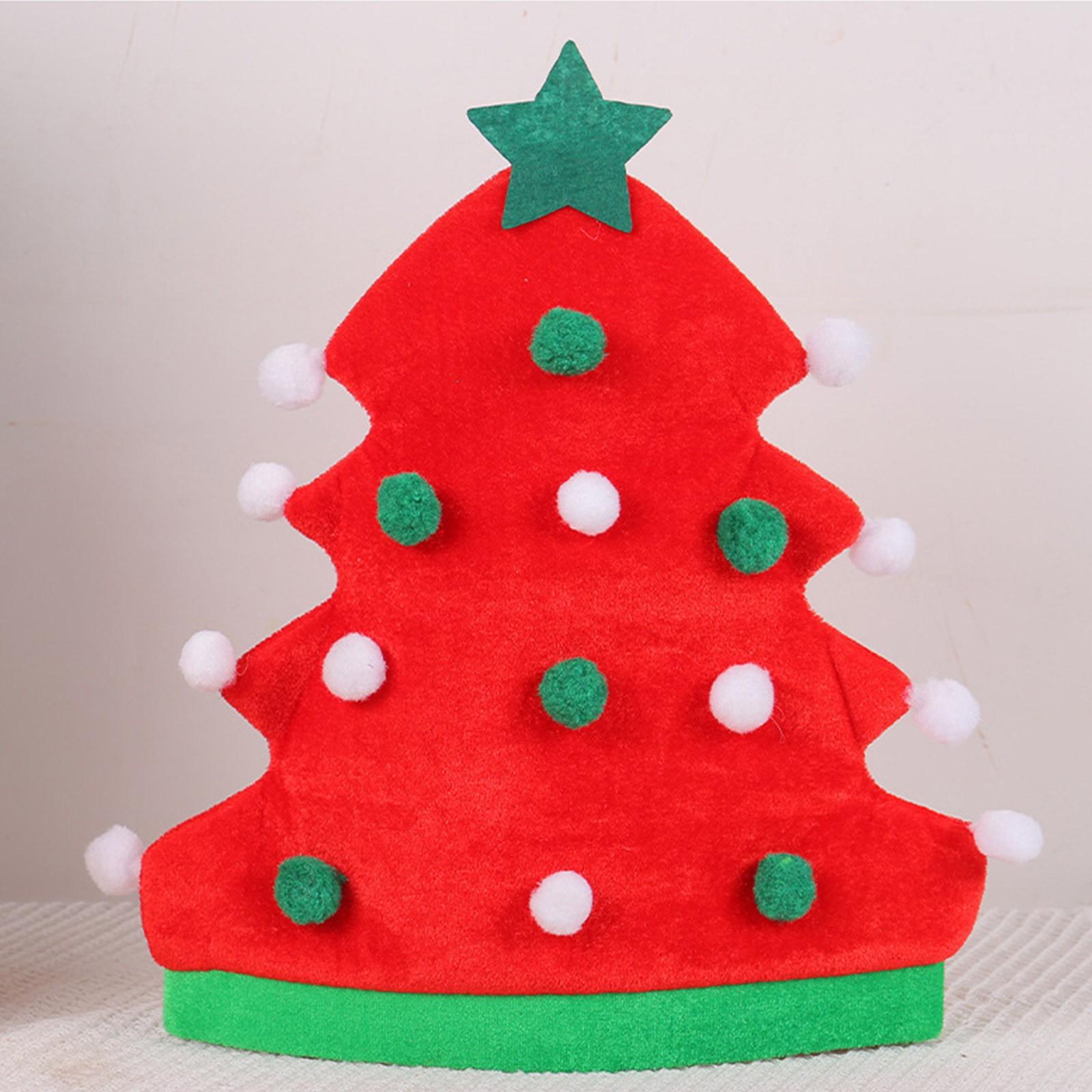 

Вязаная шерстяная рождественская шапка для взрослых зимняя шапка праздничное украшение шапка One Size