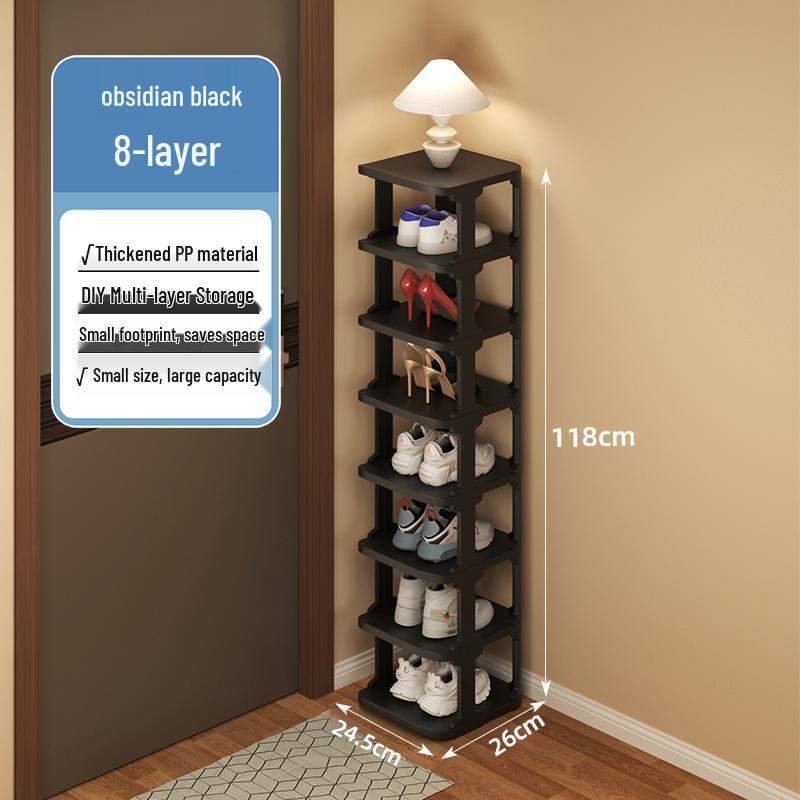 Multi-layer Shoe Rack for Narrow Entrances - Compact Indoor Storage for Dorms & Rental Homes