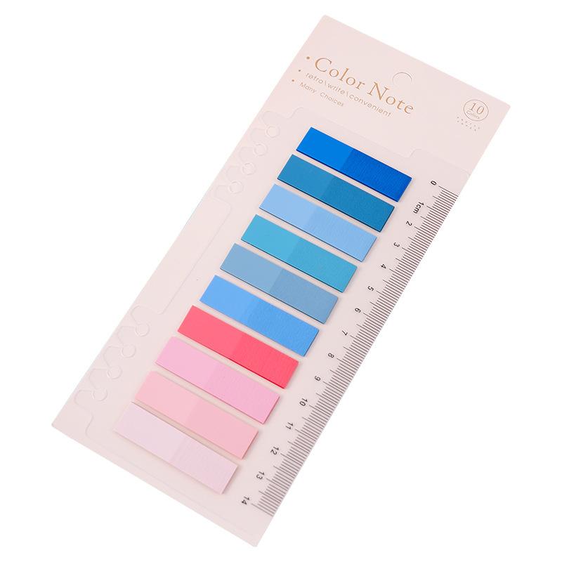 200 Sheets Transparent Sticky Notes Self-Adhesive BookMarkers Annotation Reading Book Clear Tab Kawaii Cute Stationery