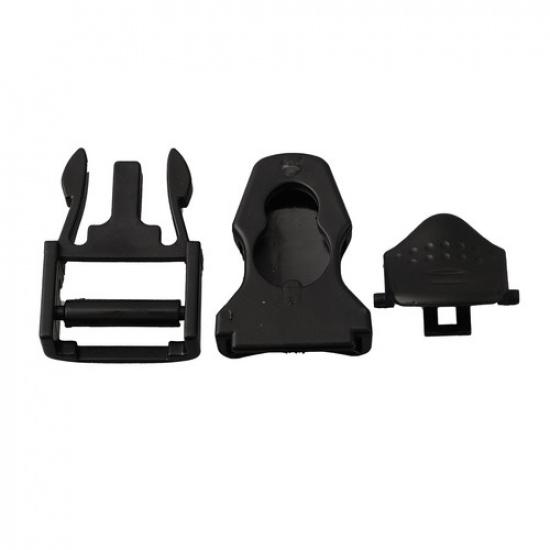 Diving Fin Strap Buckles Black Buckle Dive Fin Flippers Plastic Release