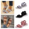 Stylish Fish-mouth Casual Sandals With Elastic Strap For Women Characters)
