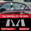 For MAZDA CX-90 2024 Auto Transparent TPU Protective Film Car Interior Central Control Navigation Panel Sticker