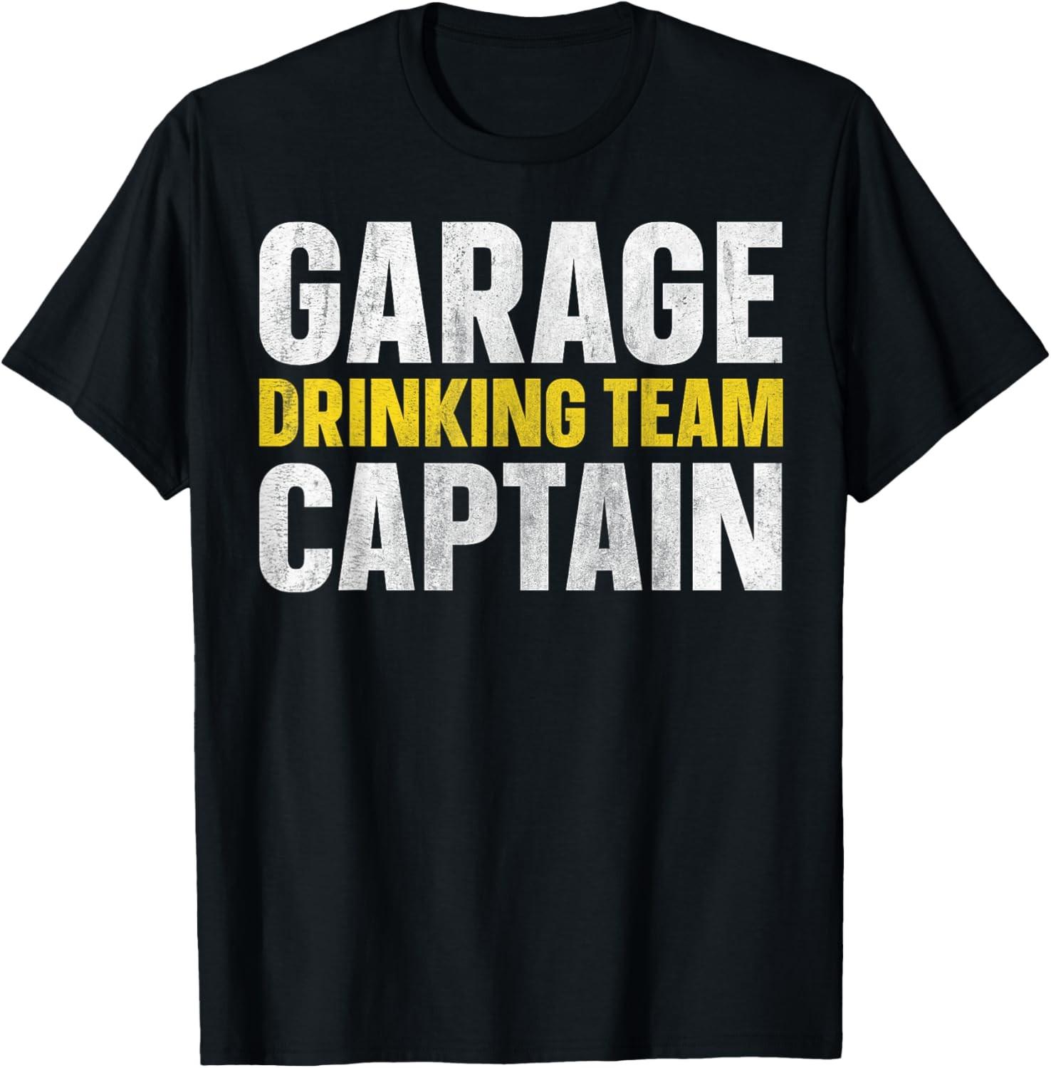 Garage Drinking Team Captain Unisex T-Shirt S