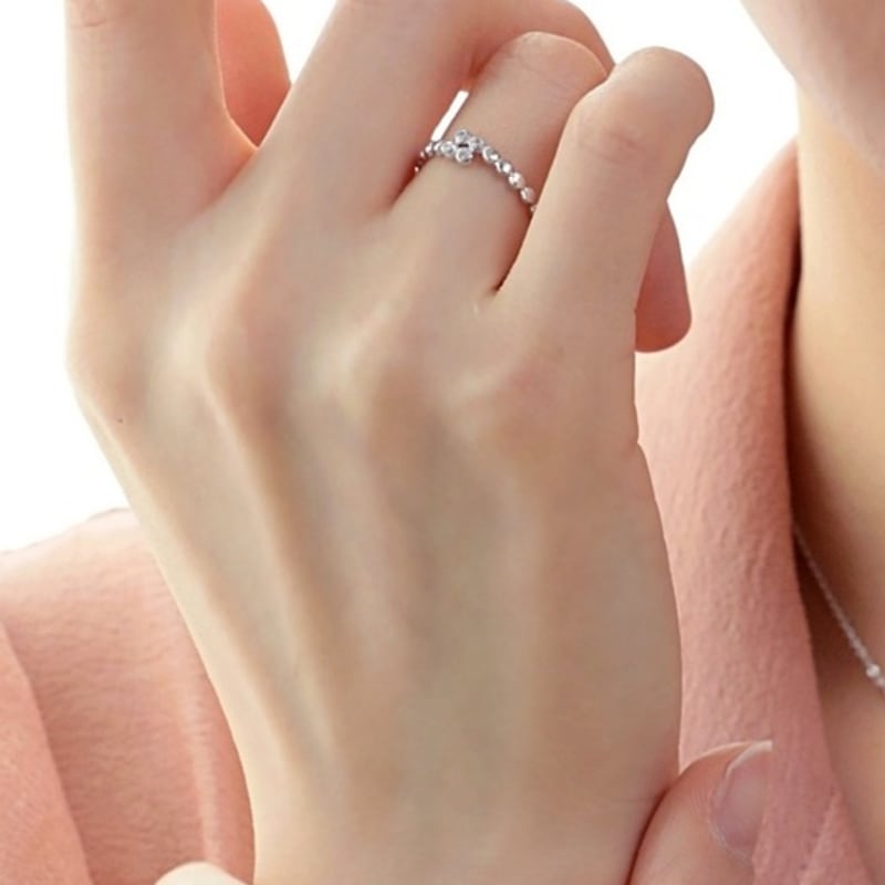 BELLOOGGI Bubble White Topaz Ring