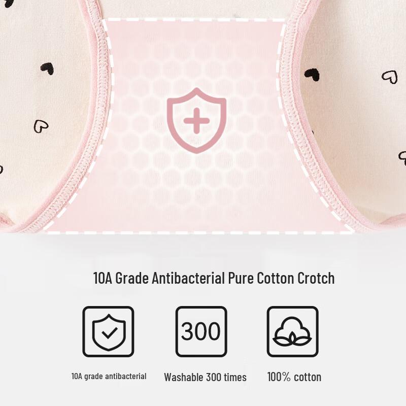 Mao Ren Women's Seamless Pure Cotton Antibacterial Briefs