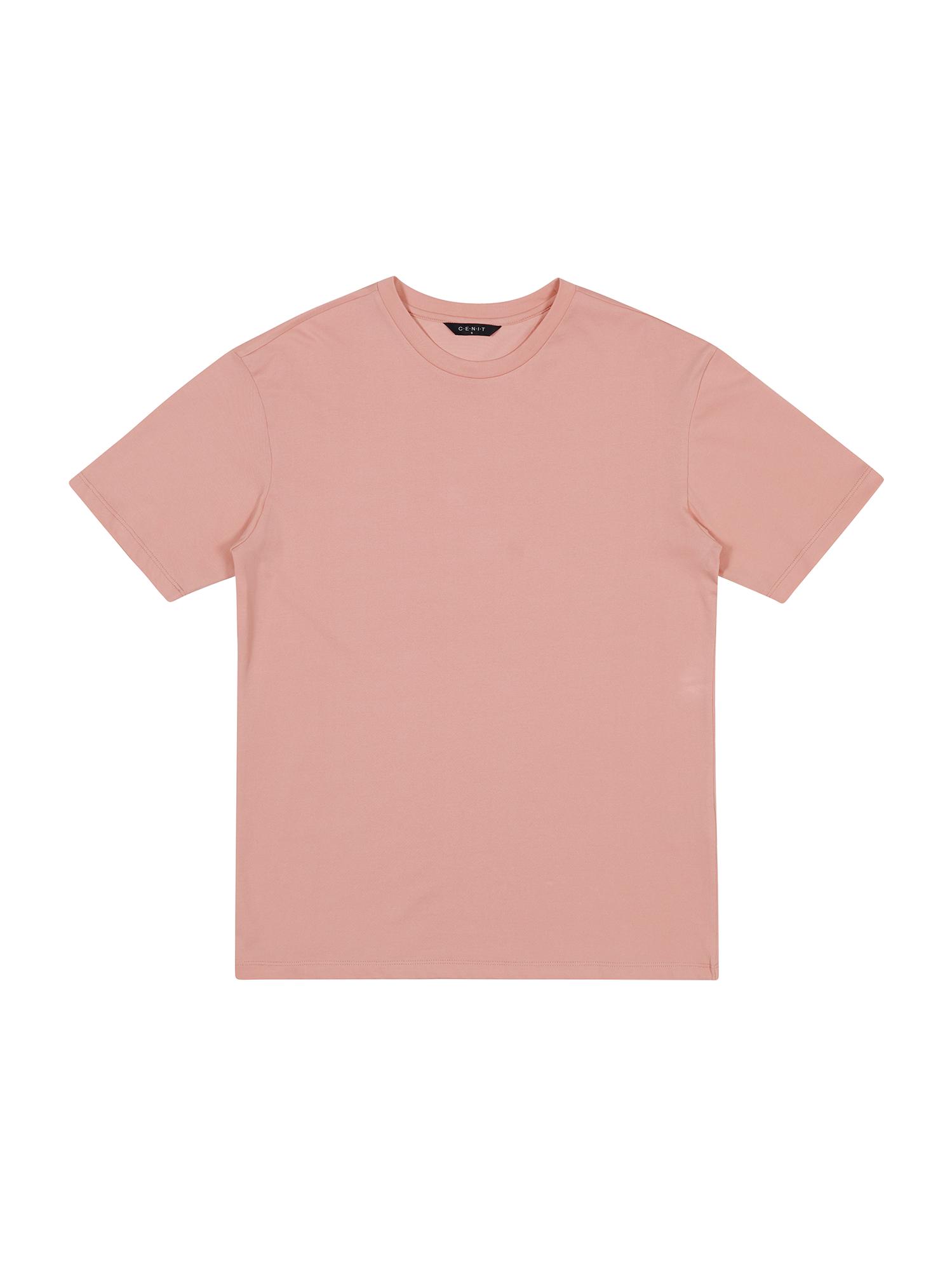 Senit Supima Coolmax Crew Neck T-Shirt Pink L