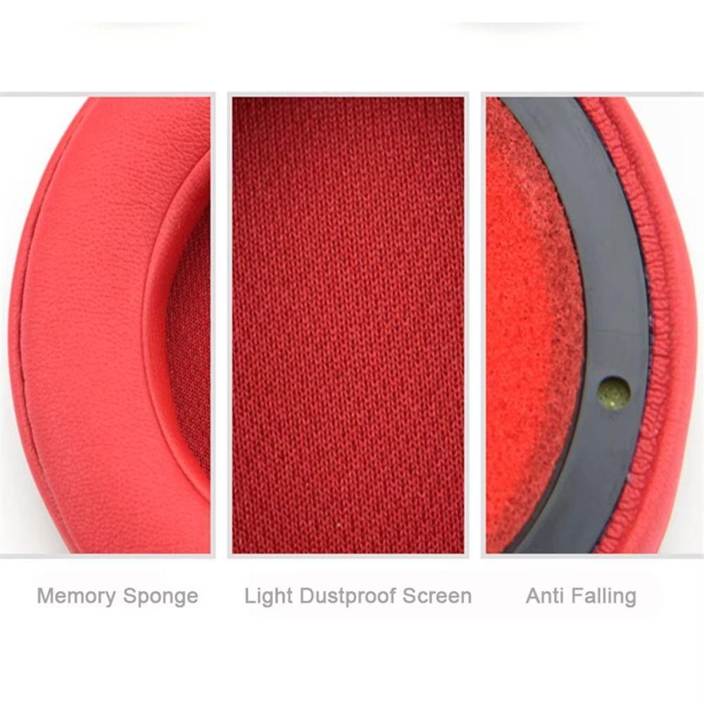 Comfortable Soft Foam Replacement Earpads Round Breathable Headphone Ear Pads Replacement Cushions For Studio 3.0