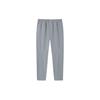 Anta Solid Color Drawstring High Waist Straight Leg Sports Pants Men Pants Gray 152247512S-2