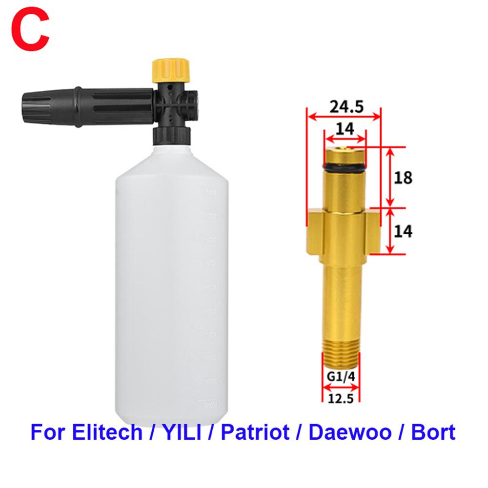 High Pressure WasherSnow Foam Lance Car Foam Wash Foam Nozzle Foam Cannon Foam Generator for Daewoo Hammer Karcher Huter Makita