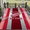 Soft Floor Carpet Detroit Red Wings Pattern Area Rug Decorative Mat For Home Room Decoration